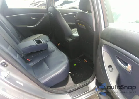 2014 Hyundai Elantra Gt Base W/Blue из США, поврежденный, VIN KMHD35LHXEU162916